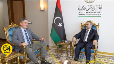 المشري والسفير الألماني يبحثان الجهود المبذولة لإنجاز القاعدة الدستورية والقوانين الانتخابية
