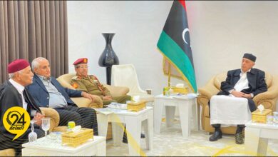 عقيلة صالح يلتقي لجنة إعداد ميثاق السلم الاجتماعي في درنة