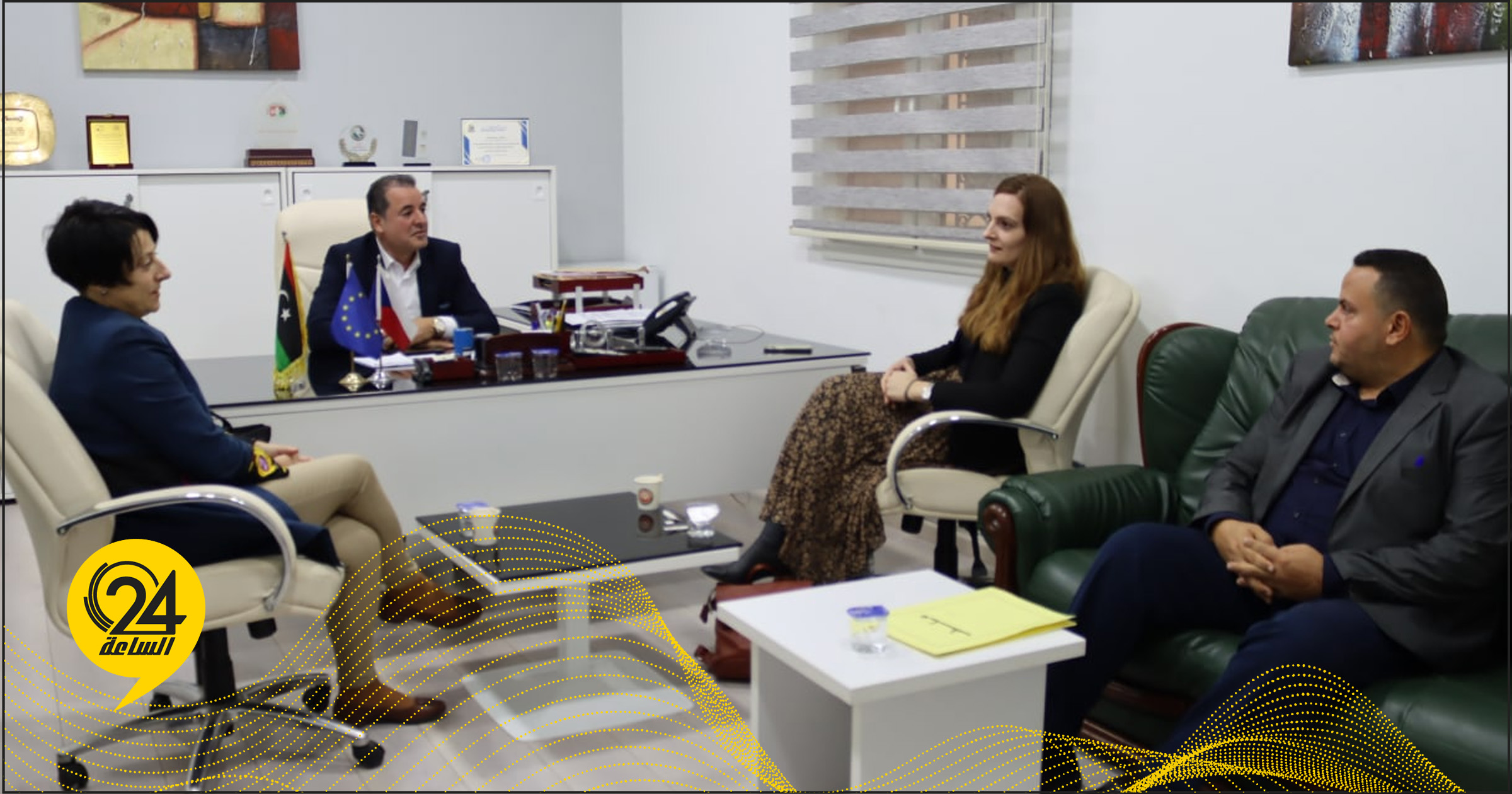 ليبيا والتشيك يبحثان تعزيز الروابط الاقتصادية ورفع مستوى التبادل التجاري