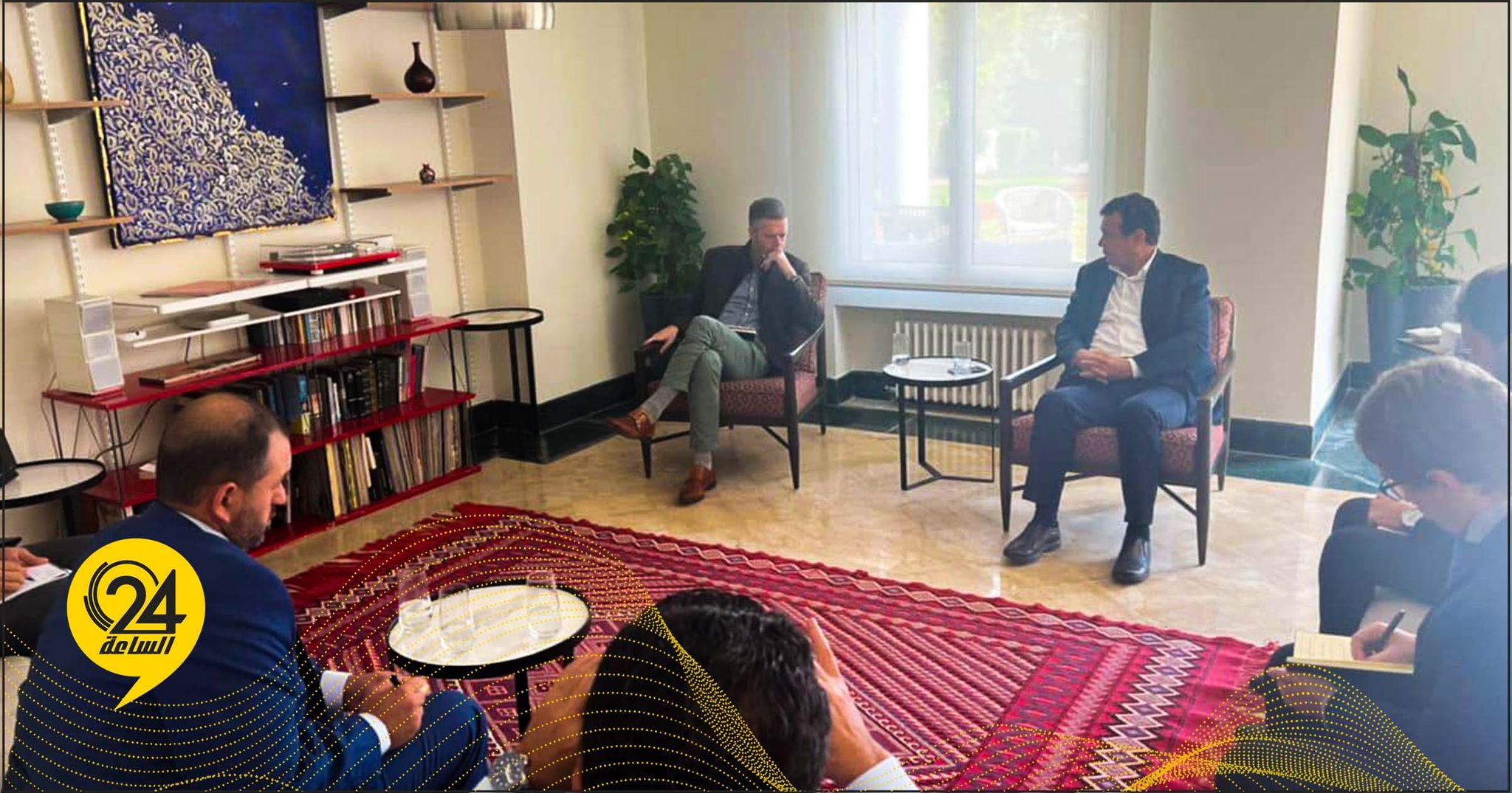 تزامنًا مع تسليم أبوعجيلة.. أبوجناح يبحث مع القائم بالأعمال في السفارة الأميركية التعاون الأمني
