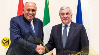 «شكري» يبحث مع نظيره الإيطالي تطورات الأزمة الليبية