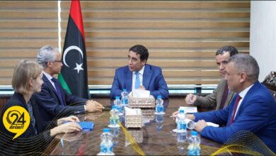 المنفي يبحث مع سفير فرنسا مستجدات الأوضاع السياسية في ليبيا