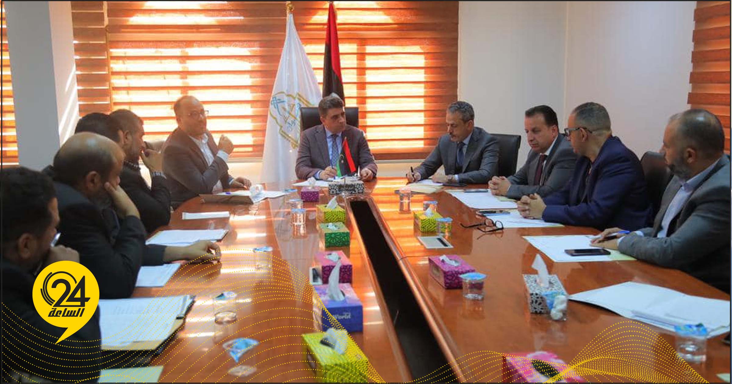 شكشك يناقش مع "بن قدارة والمشاي" الموضوعات المتعلقة بإنتاج الكهرباء