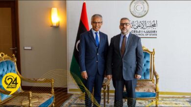 المشري لـ"السفير الفرنسي": المجلس يسعى للوصول إلى قاعدة دستورية سليمة للانتخابات