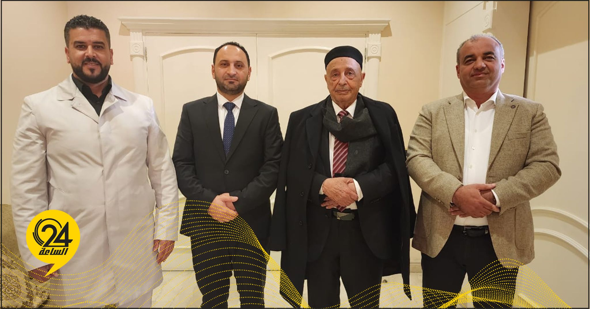 عقيلة يلتقي لجنة إعادة إعمار واستقرار بنغازي ودرنة