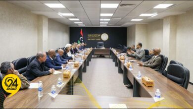 «نائب المشري» يناقش مع «تجمع الأحزاب» سبل التواصل مع القاعدة السياسية