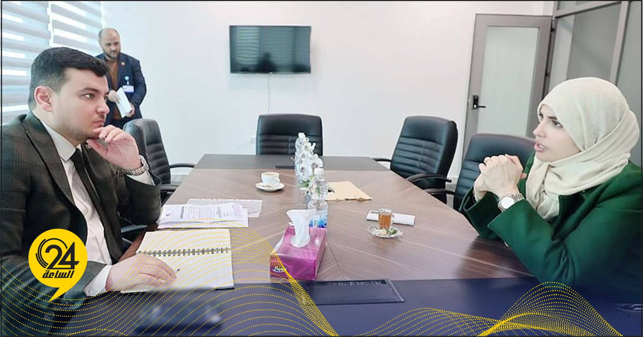 مؤسسة النفط تبحث سبل دعم مستشفى العيون بطرابلس