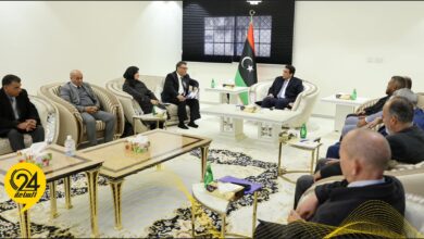 المنفي يناقش تطورات الأوضاع السياسية مع بعض رؤساء الأحزاب