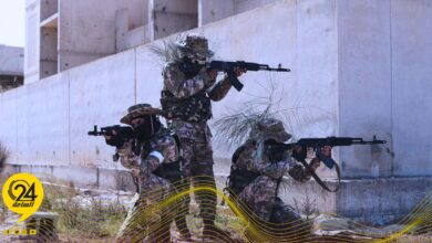 تنفيذ مشروع تدريبي باللواء 128 المعزز على مكافحة الخلايا النائمة والمجموعات الإرهابية