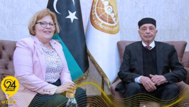 عقيلة يناقش مع مساعدة وزير الخارجية الأمريكية مستجدات الأوضاع في ليبيا