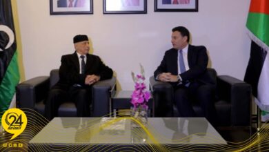 عقيلة صالح يصل الأردن لإجراء مباحثات رسمية