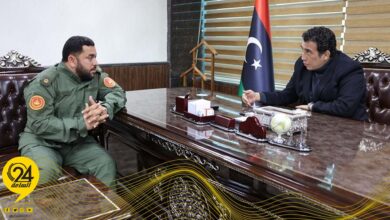 الحصان يطلع المنفي على عمل الغرفة العسكرية في المنطقة الوسطى