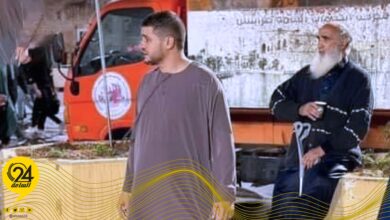 محمد إسماعيل منسق قيادات الغرياني يشرفان على تجهيزات صلاة العيد