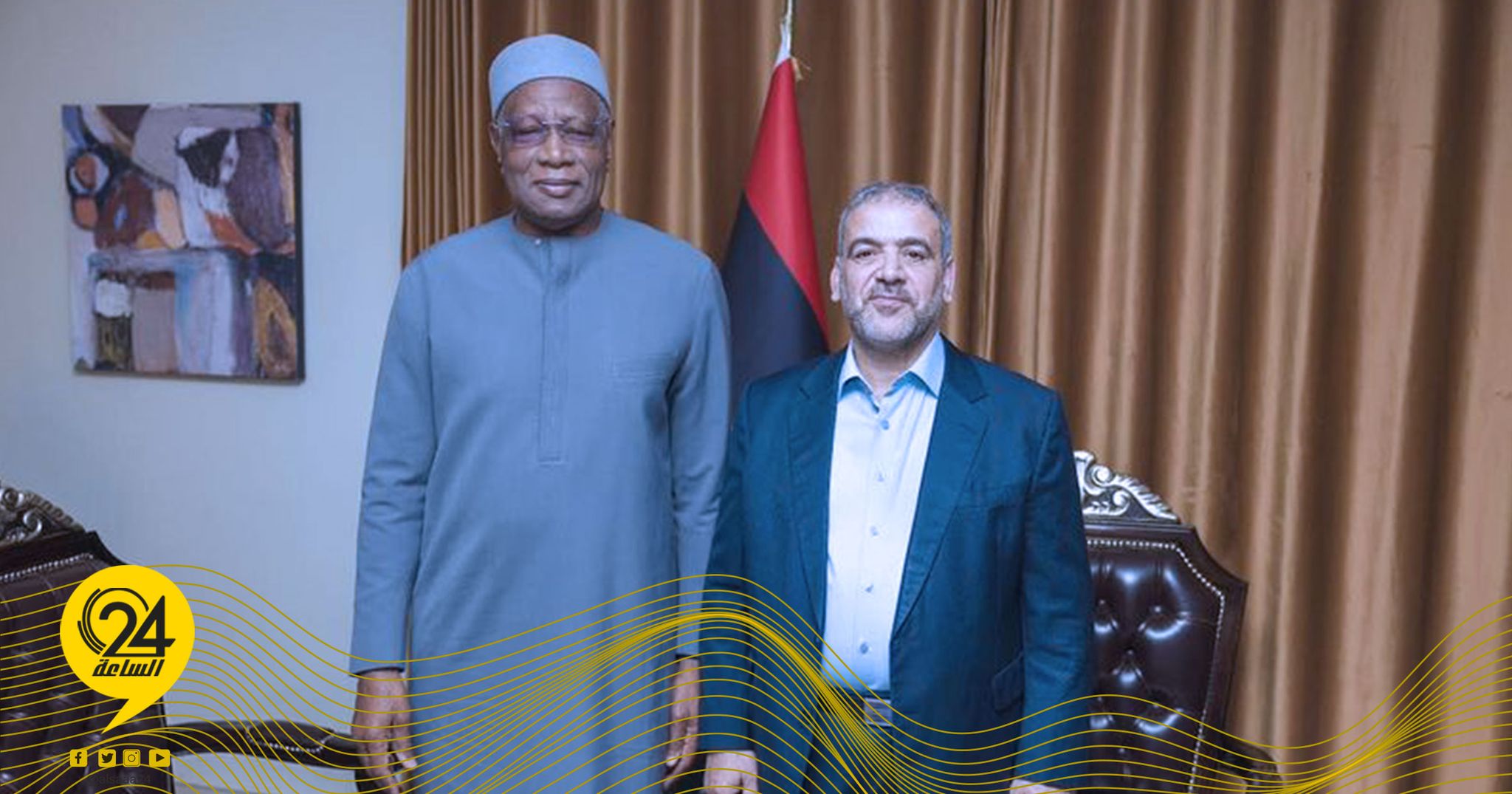 مجلس الدولة: المشري بحث مع باتيلي سبل توحيد الجهود الأمنية والعسكرية