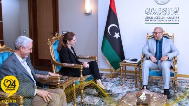 «نائب المشري» يناقش مع مسؤولي بالسفارة الأمريكية تهيئة الظروف لإجراء انتخابات