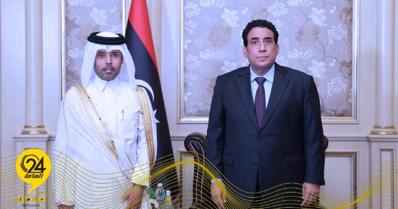 المنفي يستعرض نتائج لجنة 6+6 مع سفير قطر