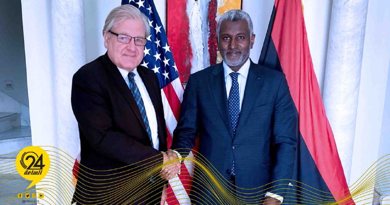 السفير الأمريكي يناقش مع رئيس مؤتمر التبو الاستقرار في ليبيا