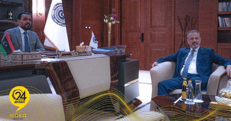 حماد وبن قدارة يبحثان وضع الثروة الوطنية والعوائد النفطية