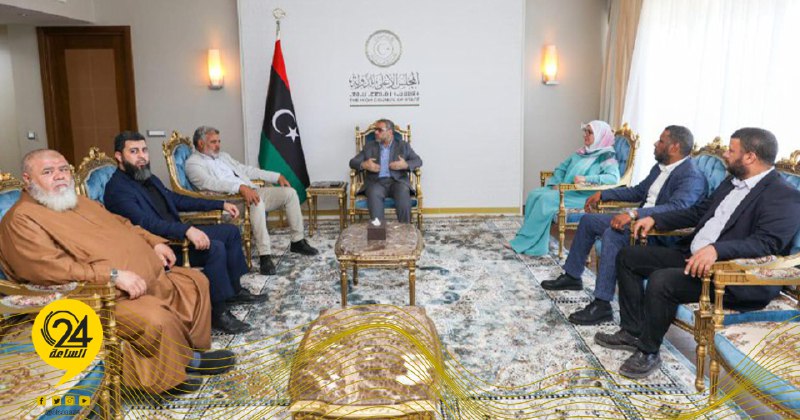 المشري: منسقو التكتلات السياسية أشادوا بدورنا في إنهاء المراحل الانتقالية