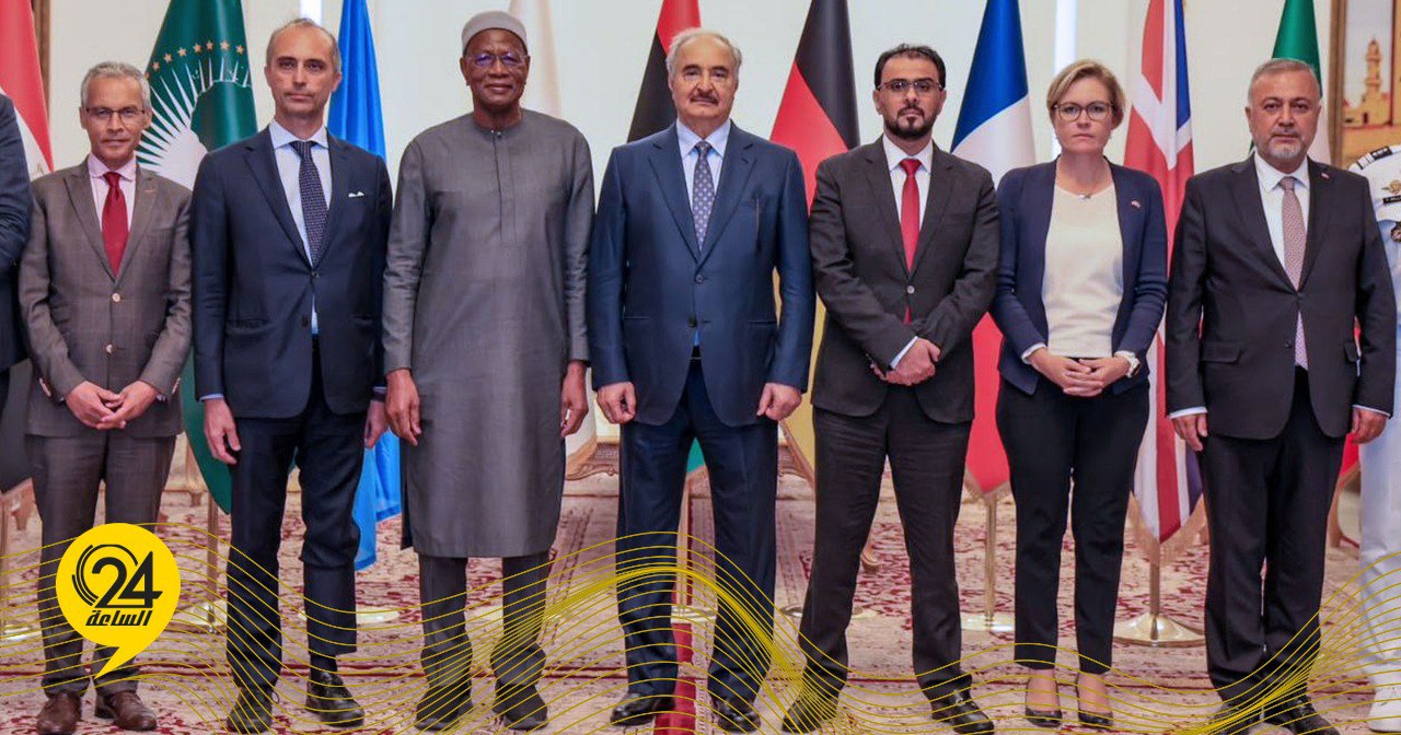المشير خليفة حفتر يناقش مع باتيلي وسفراء الدول بليبيا تهيئة الظروف لإجراء الانتخابات