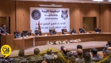 البحث الجنائي يعقد اجتماعاً في بنغازي لمناقشة سبل سرعة ضبط المطلوبين