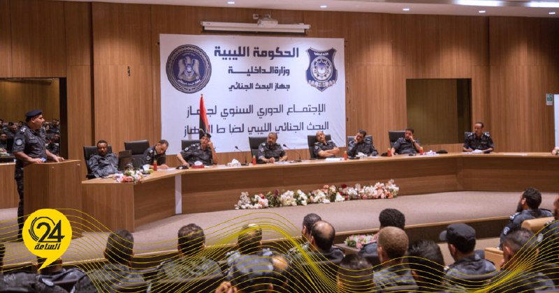 البحث الجنائي يعقد اجتماعاً في بنغازي لمناقشة سبل سرعة ضبط المطلوبين