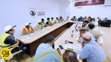 حماد يشكل لجنة أزمة بإجدابيا للانتهاء من خط النهر الصناعي المعطوب