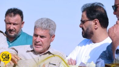 حماد يتابع عمليات الصيانة وإصلاح الأضرار الناجمة عن خط مياه النهر الصناعي المعطوب