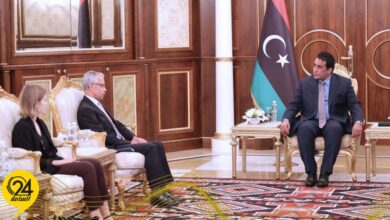 الرئاسي: المنفي ناقش مع سفير فرنسا مستجدات الأوضاع السياسية في ليبيا