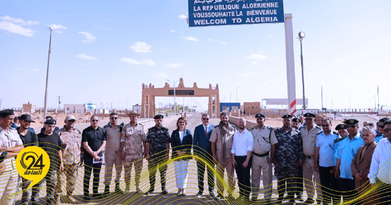 الدبيبة يزور الحدود الليبية الجزائرية