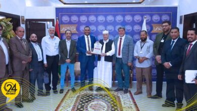 عقيلة يلتقي رئيس اتحاد عمال النفط والغاز