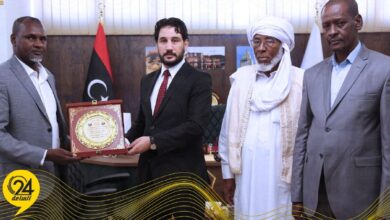 دومة يناقش مع «تسييري مرزق» عودة النازحين والمهجرين