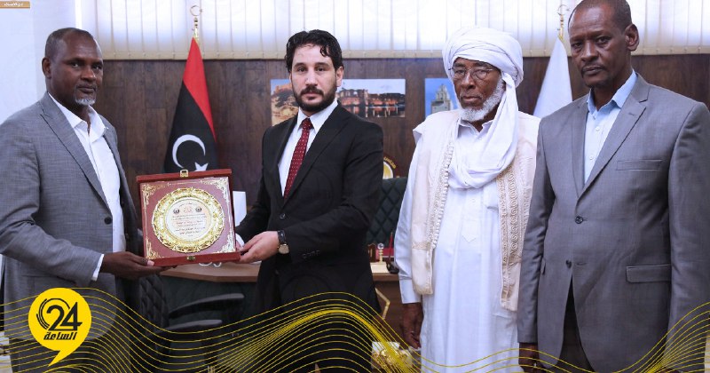 دومة يناقش مع «تسييري مرزق» عودة النازحين والمهجرين