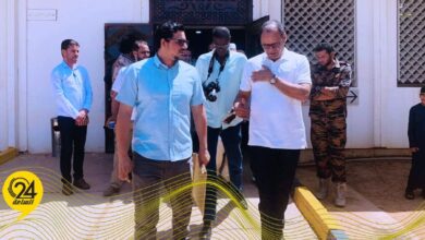 وزير الصحة في الحكومة الليبية يتفقد مستشفيات براك العام وقيرة القروي بالشاطئ