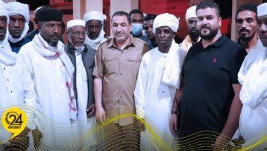 أبو زريبة يستقبل عددًا مِن أهالي التبُو لِتقدَّيم التعّازي وَالدعمْ لأهالي دِرْنَةَ