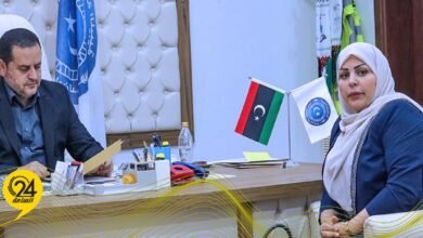 وزيرا الخارجية والمرأة بالحكومة الليبية يبحثان سبل دعم أهالي المدن المنكوبة 