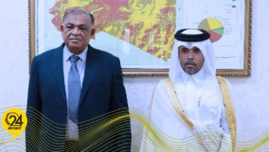 القطراني يبحث مع سفير قطر تطوير العلاقات الثنائية