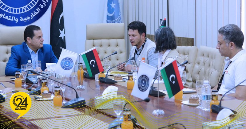 الحويج يبحث مع وفد المجلس النرويجي للاجئين دعم الجهود الإنسانية في درنة