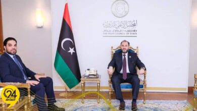 نائب تكالة يبحث مع قادربوه فرض سيطرة الرقابة الإدارية على كافة التراب الليبي