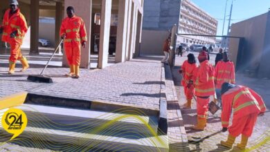 انطلاق حملة كبرى لنظافة وإعادة تأهيل الحدائق بدرنة