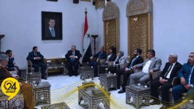 وفد برلماني يناقش في سوريا توطيد العلاقات بين البلدين