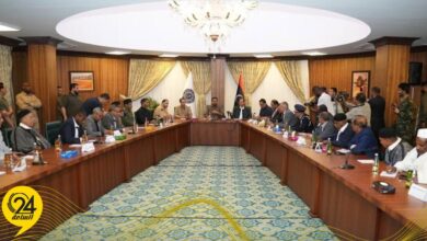 حماد يعقد اجتماعاً موسعاً بسبها لبحث كافة احتياجات الجنوب