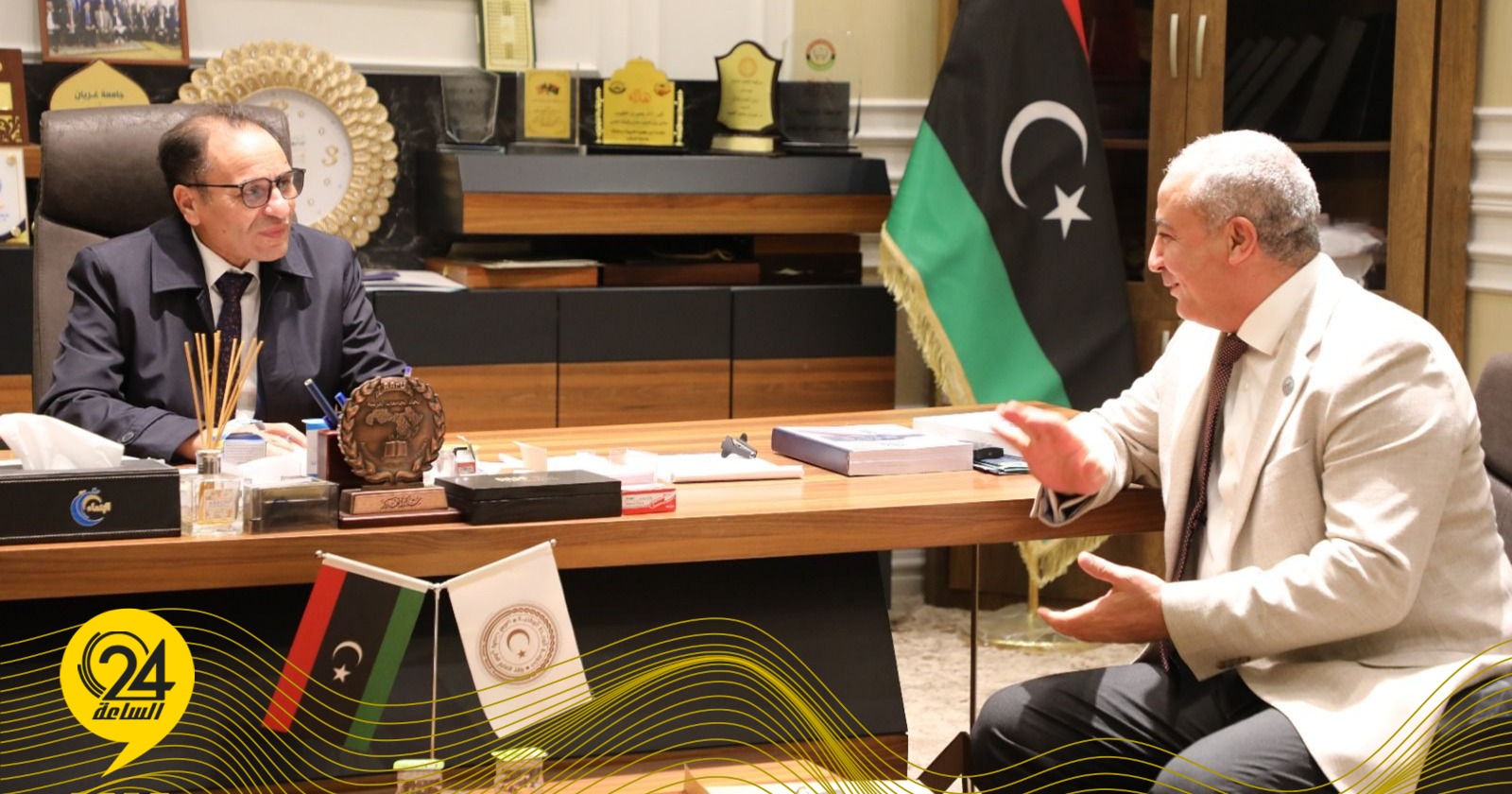 عمران القيب: سنرتقي بجودة التعليم في ليبيا #الساعة24 