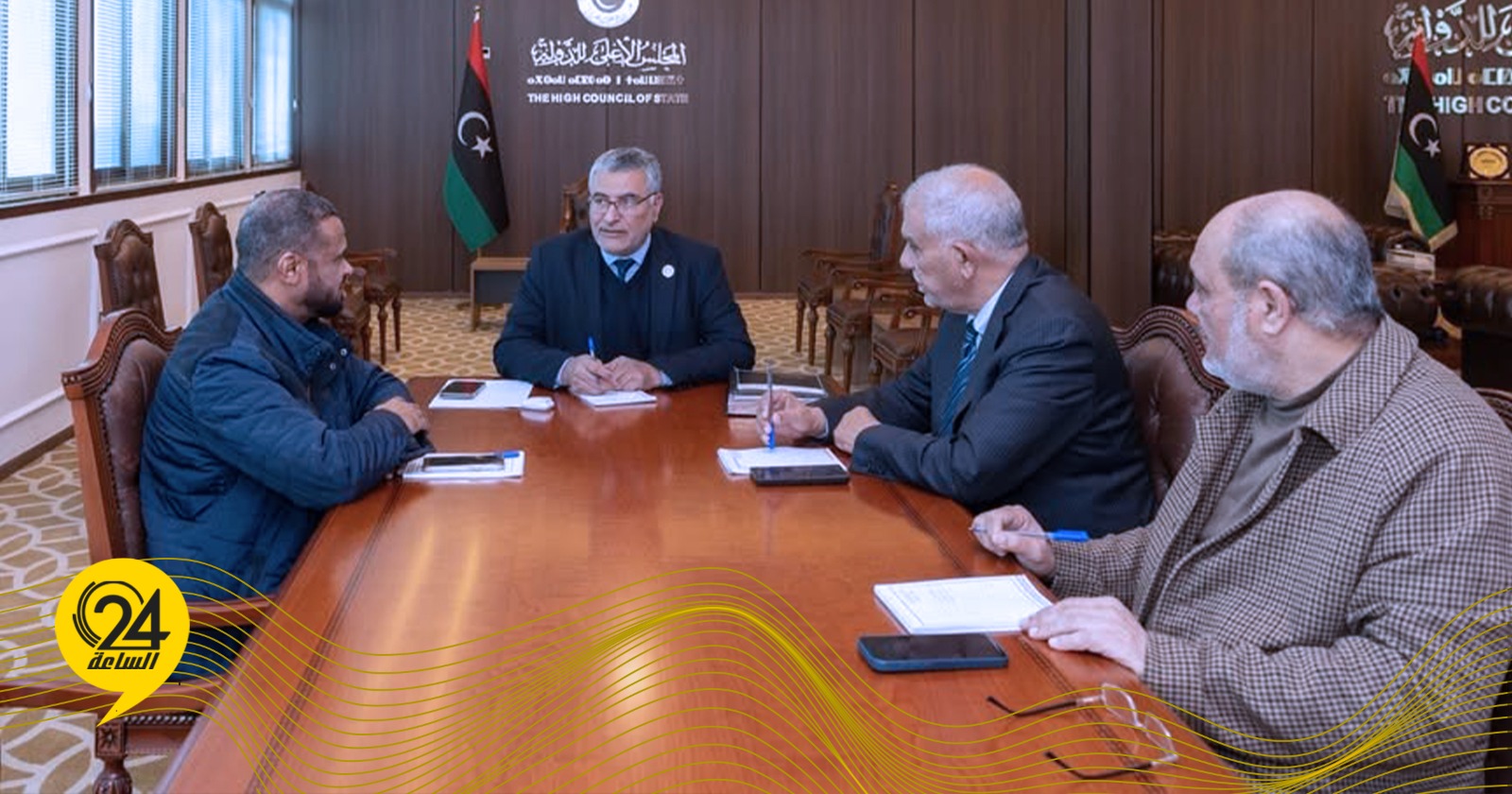 مجلس الدولة: تكالة ناقش تطورات ملف المناصب السيادية. #الساعة24 