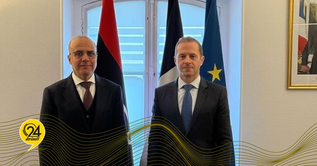 الرئاسي: المبعوث الفرنسي إلى ليبيا استقبل اللافي في باريس. #الساعة24 