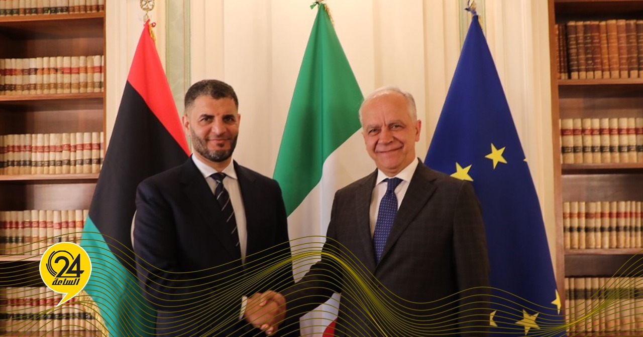 "حكومتنا": الطرابلسي في روما لبحث منع تدفق المهاجرين إلى إيطاليا. #الساعة24 