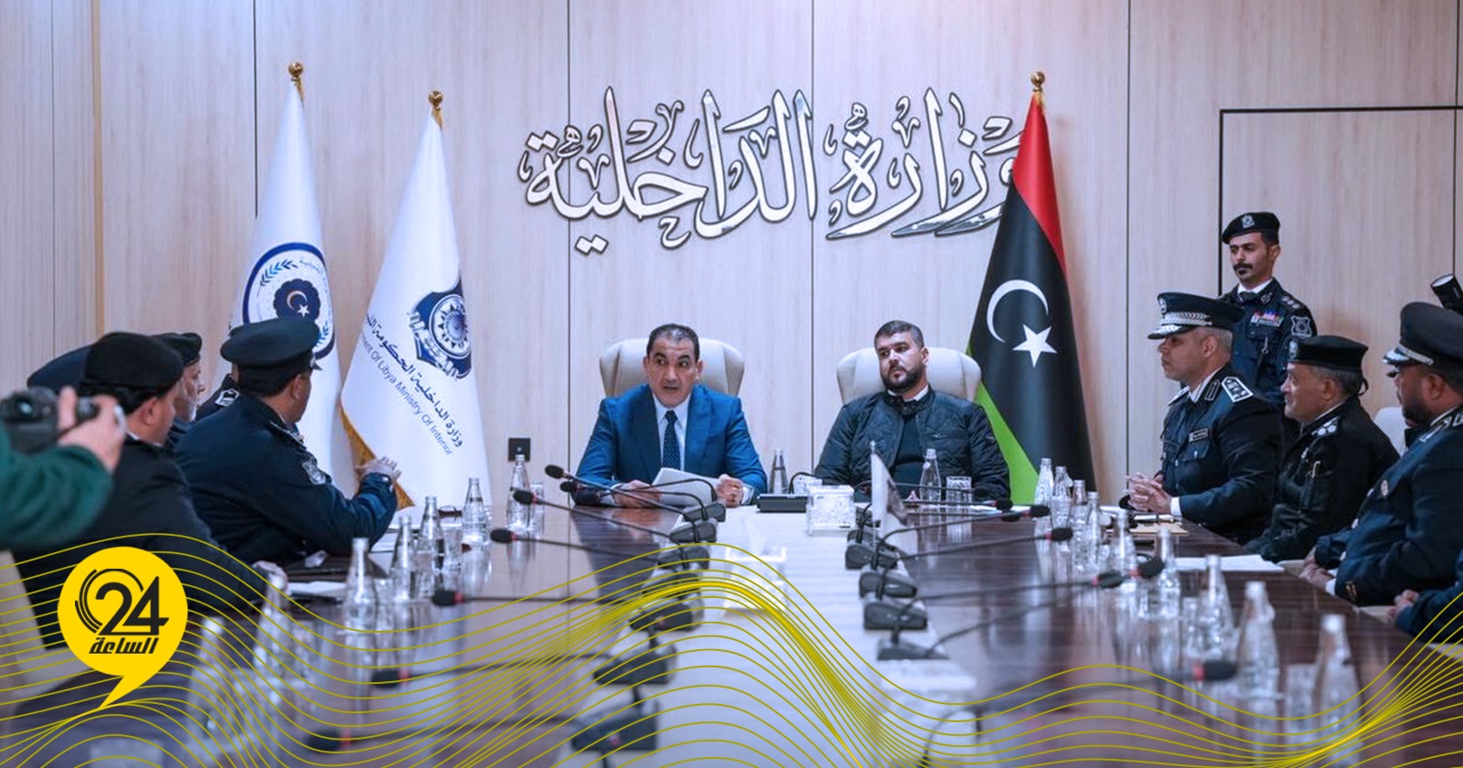 ليبيا – أبو زريبة وواقيم يبحثان تعزيز حماية شبكة الكهرباء ومواجهة التعديات