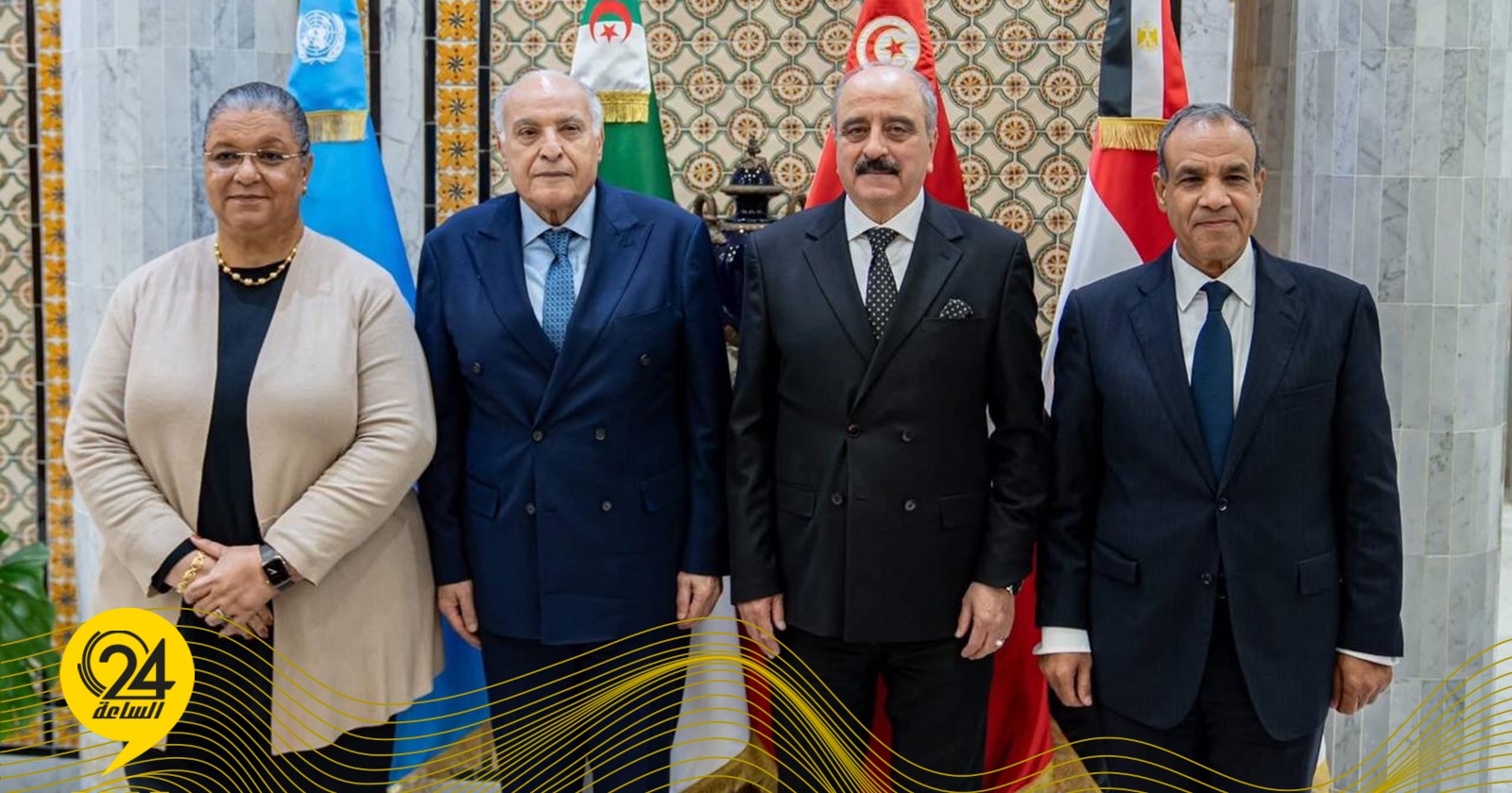 ليبيا – وأطلع تيت وزراء خارجية مصر والجزائر وتونس على آخر التطورات في ليبيا
