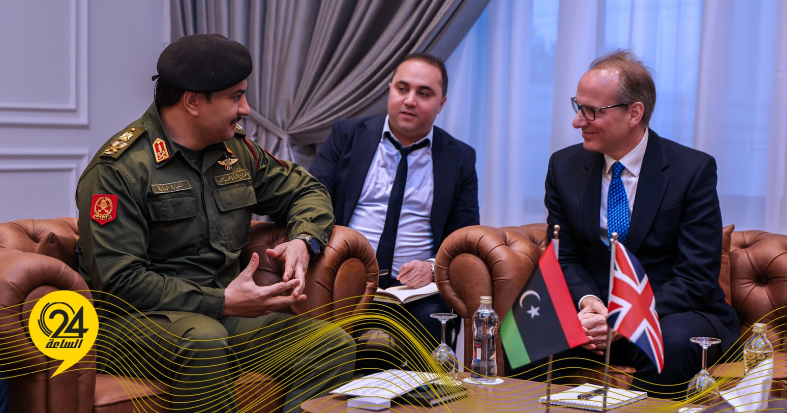 ليبيا – نائب القائد العام يبحث مع السفير البريطاني التعاون الأمني ​​والاقتصادي