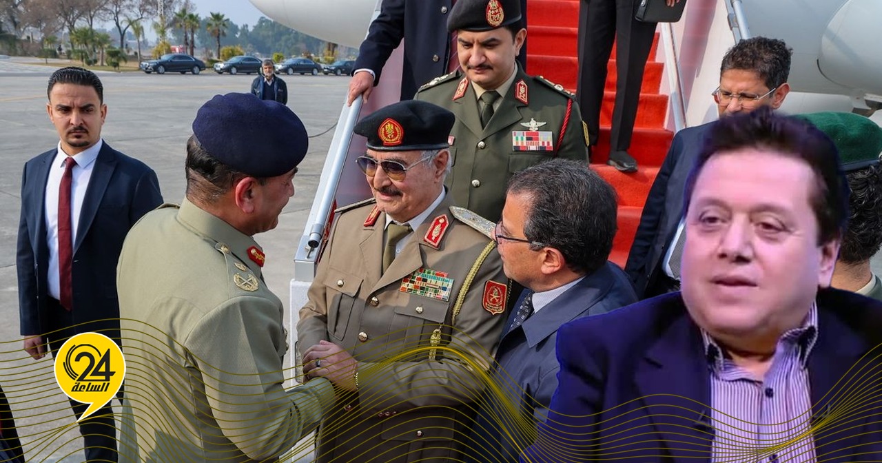 ليبيا – بعيو: المشير حفتر رجل الوطن الذي استعاد السيادة التي فقدتها ليبيا لمدة ساعة فقط، واستقل طائرته إلى إسلام آباد.